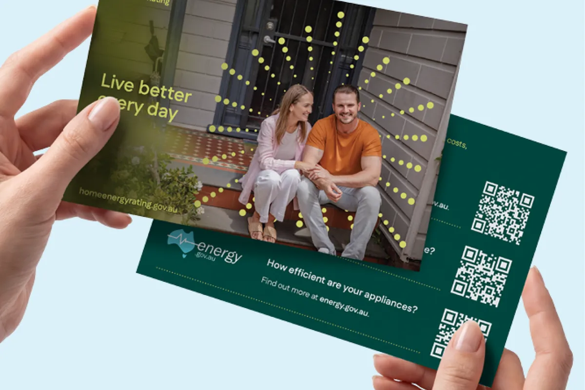 Promotional image of postcards.